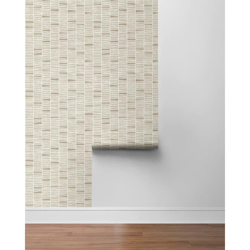 Stacy Garcia Home Organic Stripe Peel and Stick Wallpaper
