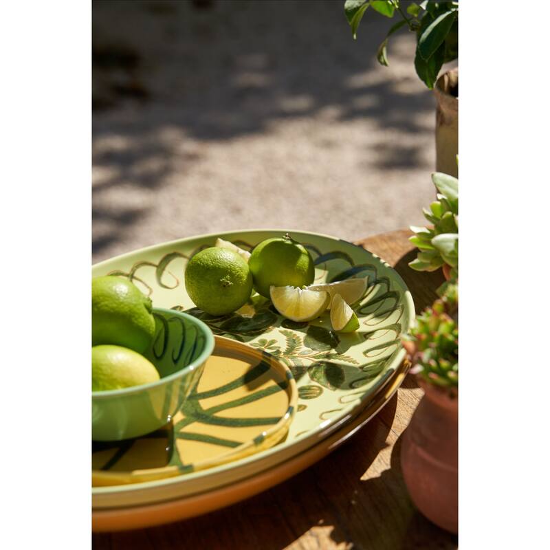 Caravan Amalfi Oval Serving Tray - 15.7" x 11" - 15.7" x 11"