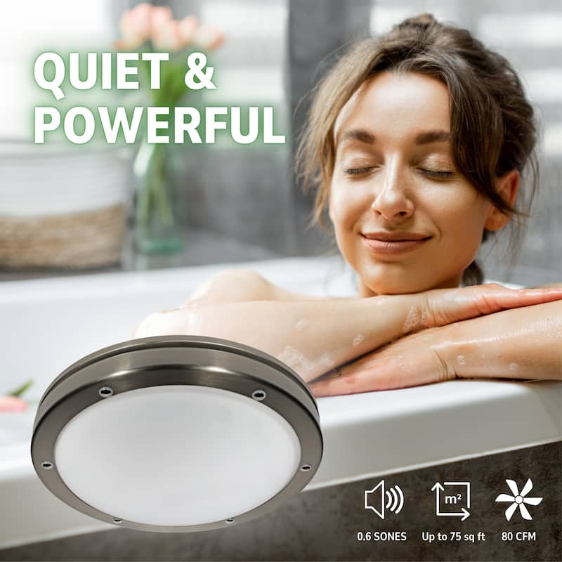 Hunter Bath Fan - Oasis Bath Ventilator With Light and Night Light