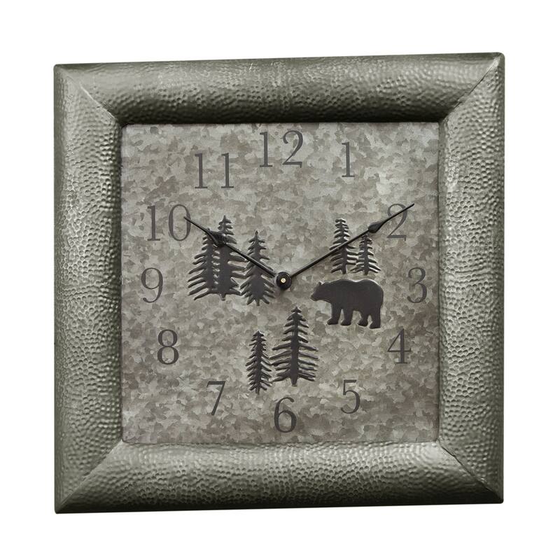 Park Designs Wild Woods Bear Clock - 1.75 x 20 x 20