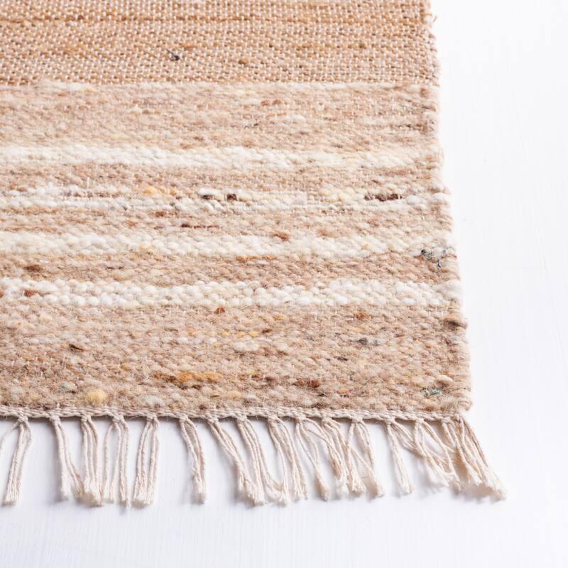 SAFAVIEH Handmade Natura Golchehr Jute & Wool Rug