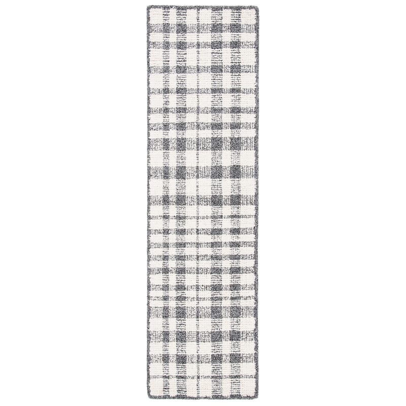 SAFAVIEH Handmade Abstract Zilia Checkered Wool Rug