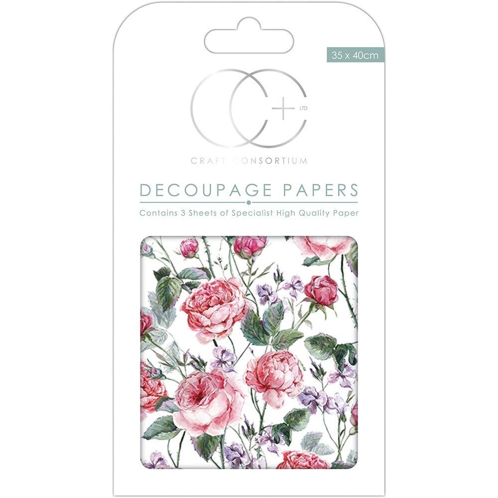 Craft Consortium Premium découpage papiers – Ananas Doré Craft Consortium Ltd