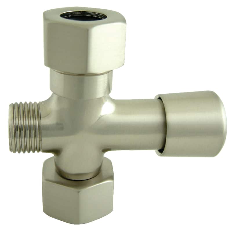 Vintage Shower Diverter - Brushed Nickel