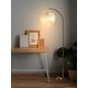 preview thumbnail 2 of 2, Brightech Wave Pendant LED Floor Lamp - Brass