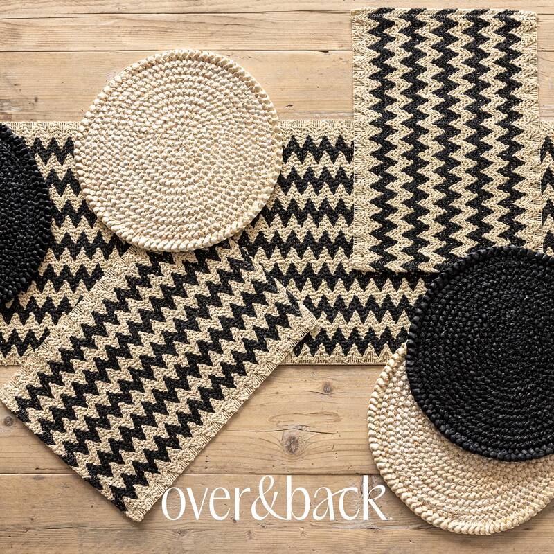 Over&back Woven Fiber Placemats - Set of 4