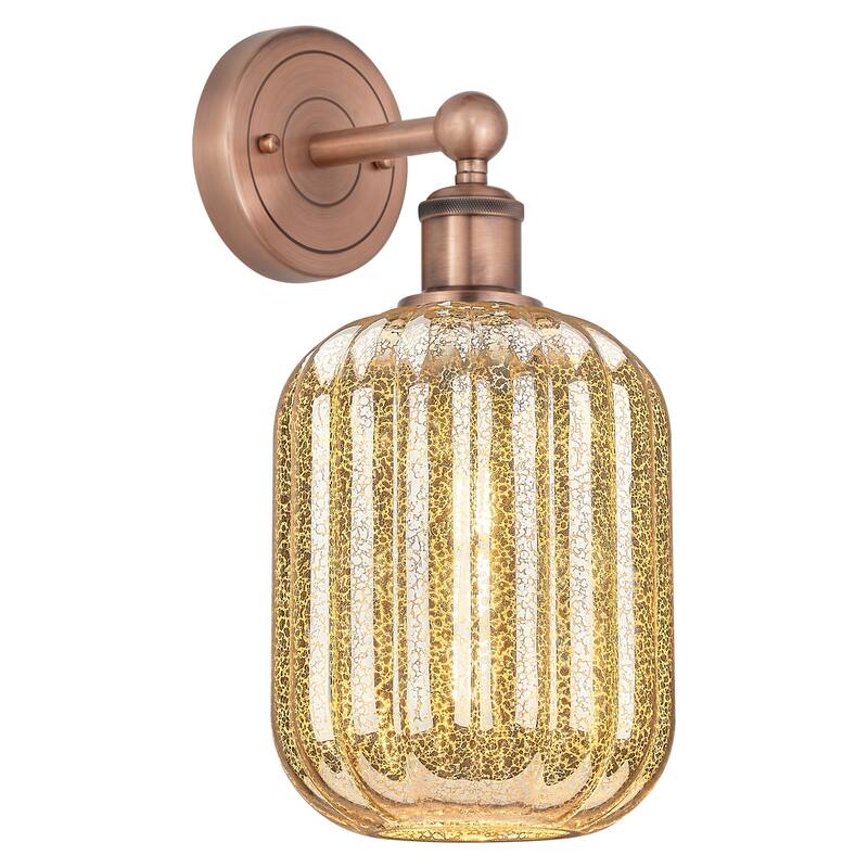 Innovations Lighting 616-1W-14-7 Preston Sconce Preston 14" Tall Wall - Antique Copper / Mercury