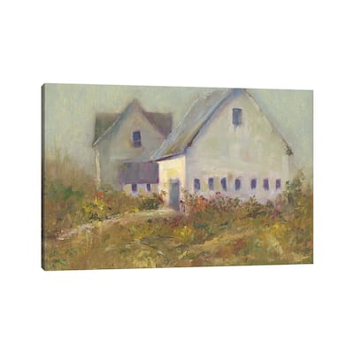 iCanvas "White Barn I" by Marilyn Wendling Canvas Print