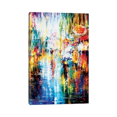 iCanvas "Heavy Downpour" by Leonid Afremov Canvas Print