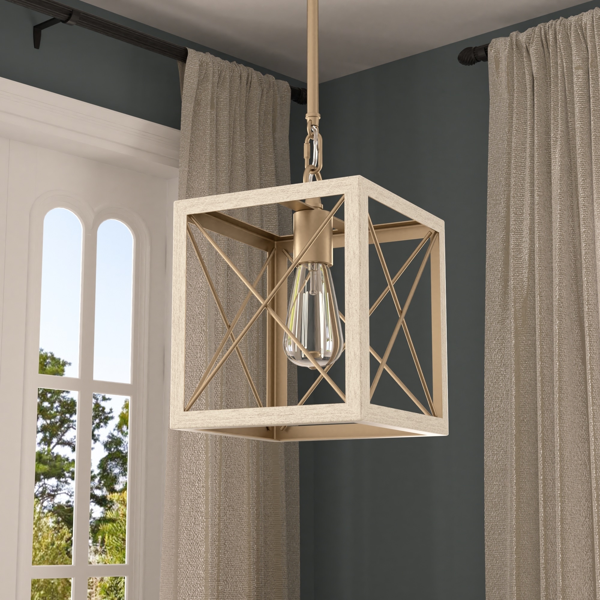 Rectangle pendant light discount
