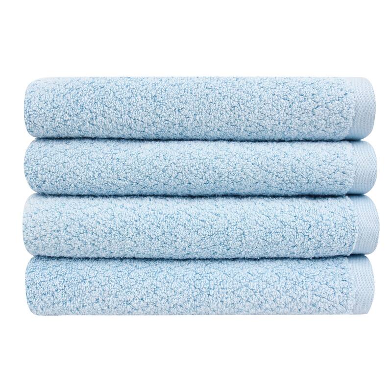 Everplush Hand Towel Set, 4 Pieces - N/A - Aquamarine
