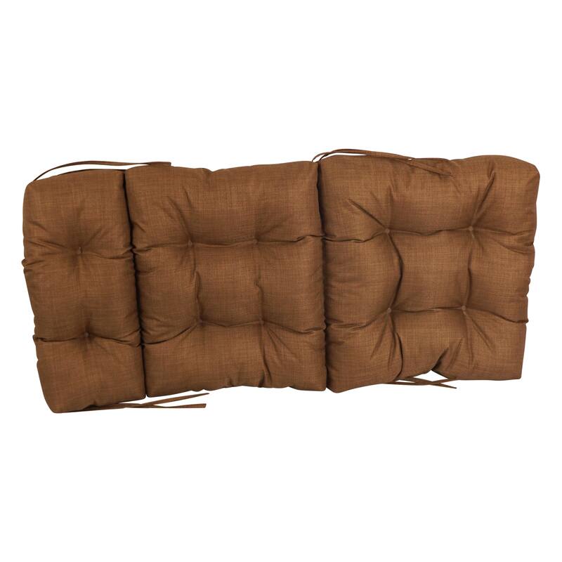 Multi-section Tufted Outdoor Seat/Back Chair Cushion (Multiple Sizes)