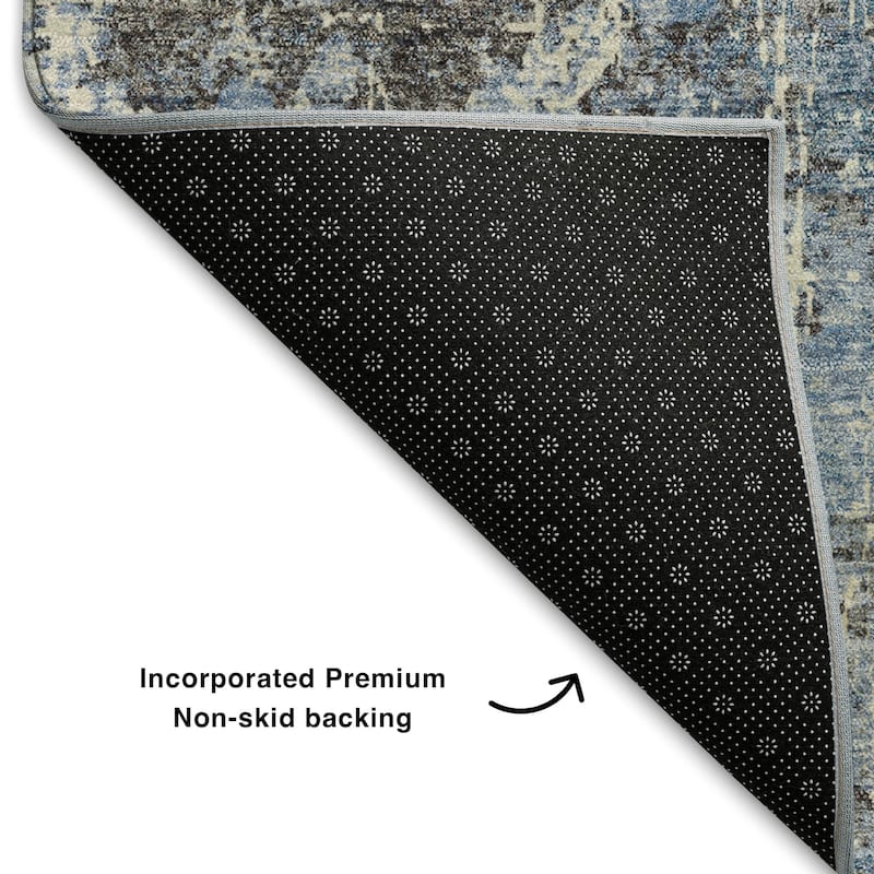 Premium Washable Super Soft Modern Splatter Mayfield Rug