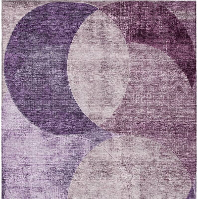 HomeRoots Geometric Transitional Rectangle Outdoor Rug