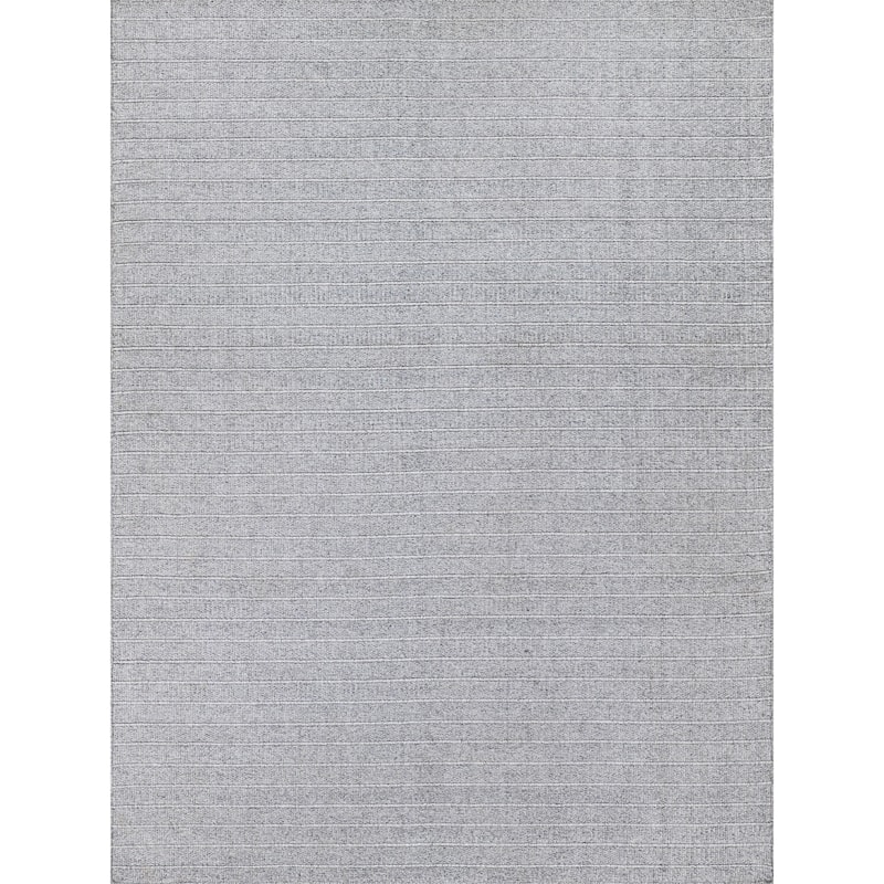 Nova Indoor/Outdoor Flatweave PET yarn Grey Area Rug.