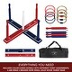 preview thumbnail 3 of 6, Hathaway Ring Toss Game Set - 16.5"L x 16.5"W x 7.5"H