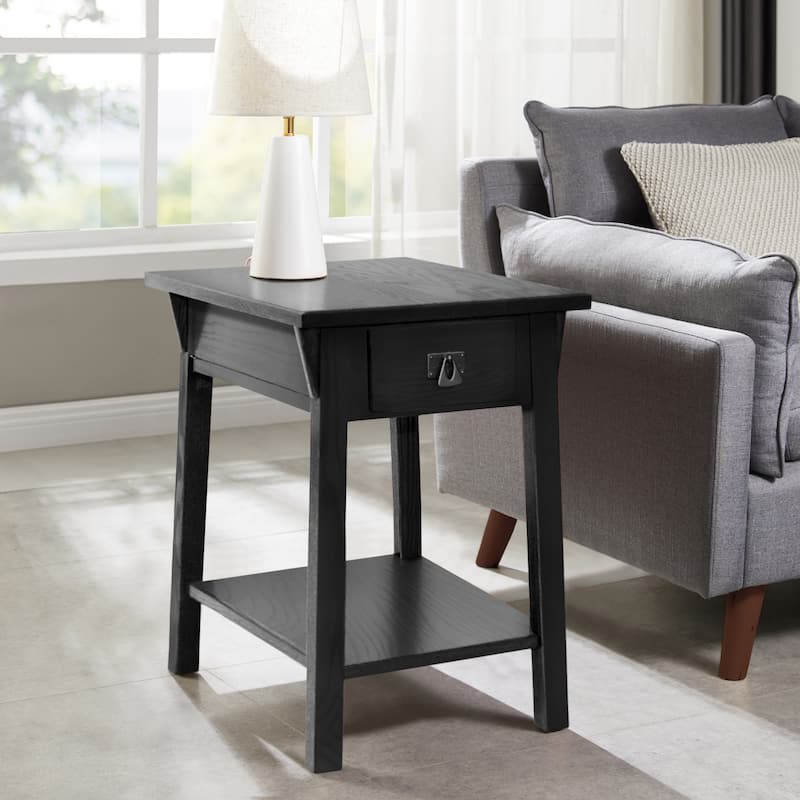 Leick Home Mission End Table with Drawer