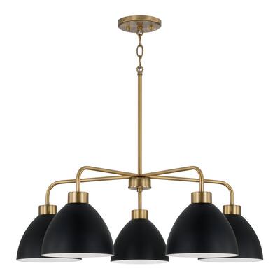 Ross 5-Light Chandelier - 30"W x 9.50"H