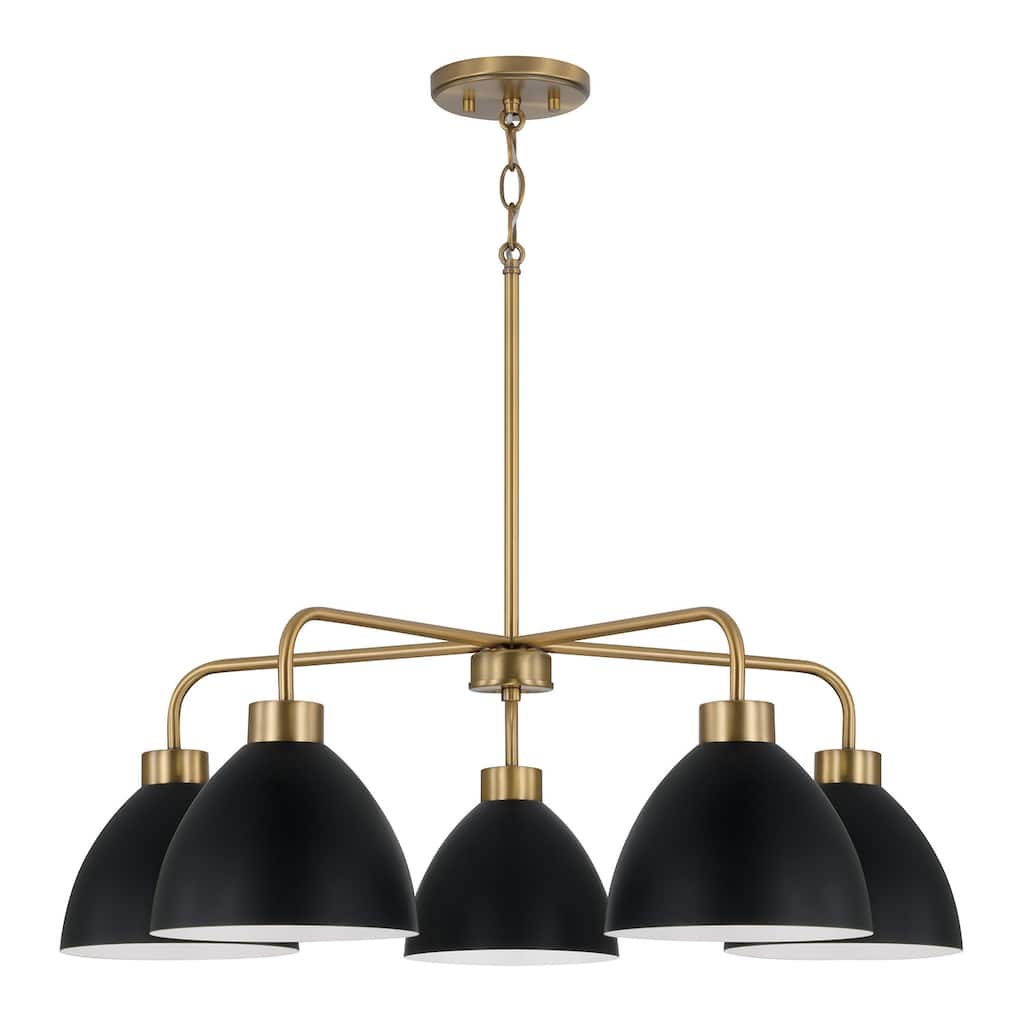 Ross 5-Light Chandelier - 30"W x 9.50"H