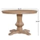 preview thumbnail 12 of 23, Alamosa Circular Dining Table by Christopher Knight Home