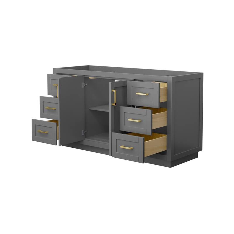 Wyndham Collection Miranda 60" Single Free Standing Vanity Cabinet