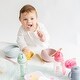 preview thumbnail 4 of 5, Saro Sweet and Fun Silicone Spoon & Bib Set