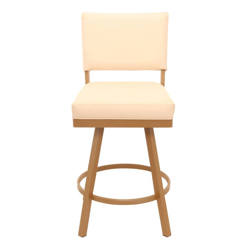 Tempo Furniture Emerson Swivel 26" Counterstool w/ Fully Welded Metal Frame (Commercial Grade) by Furnish Theory (Var. Colors)