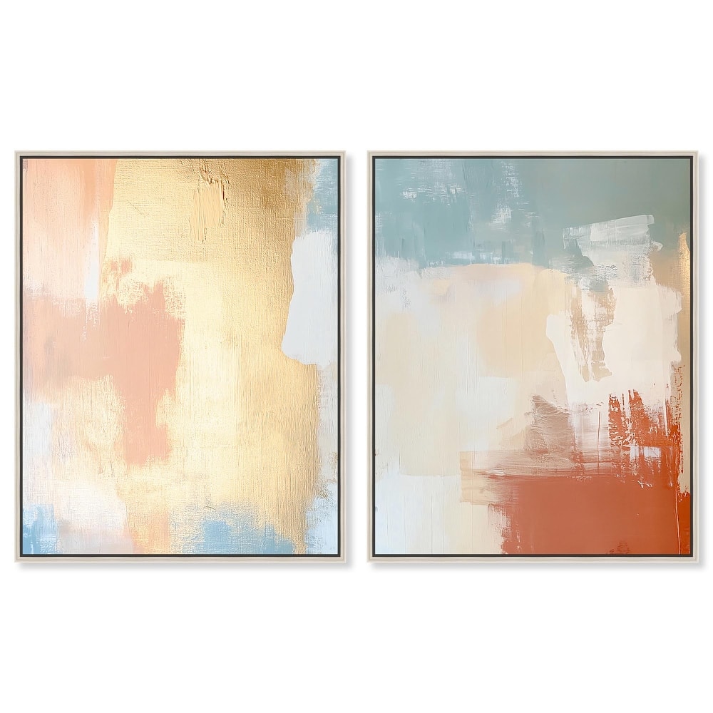 Painted Serenity I Canvas Set of 2 by Art Remedy