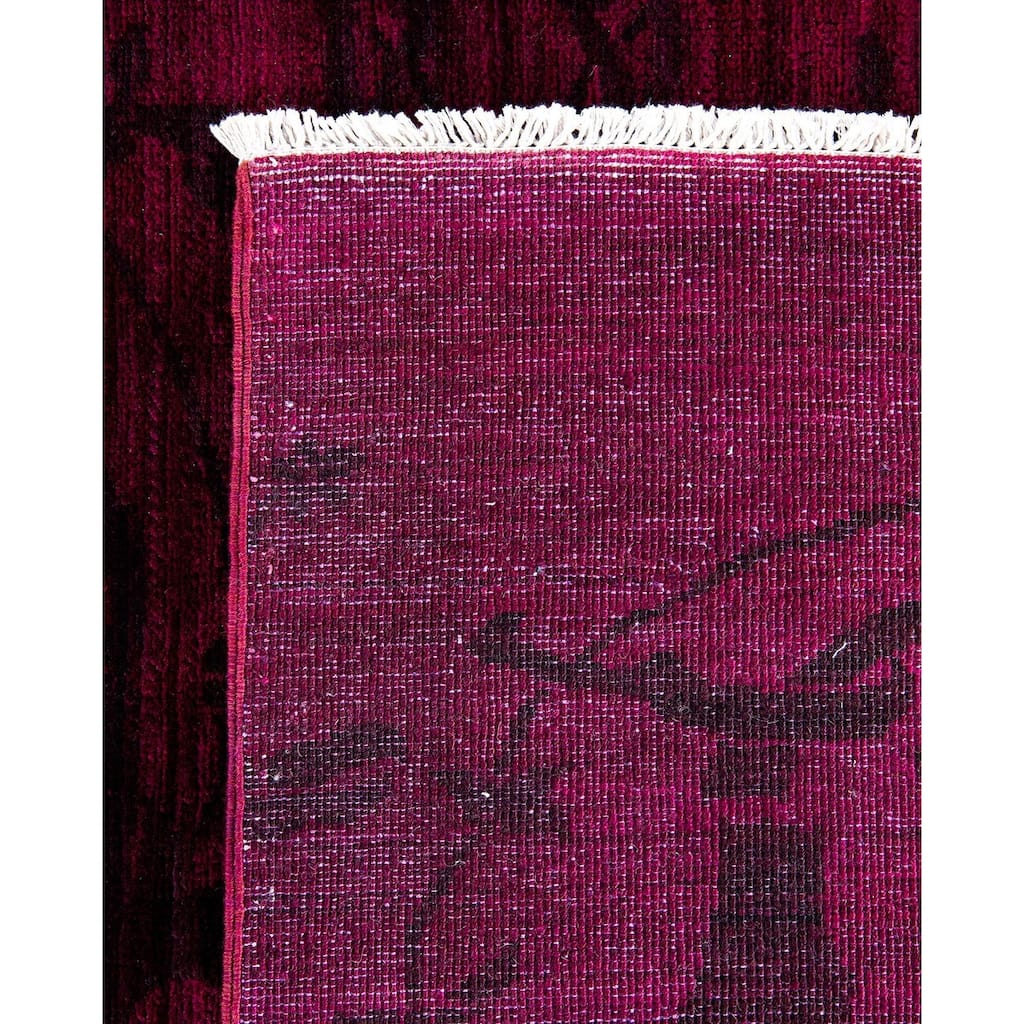 Vibrance, One-of-a-Kind Hand-Knotted Area Rug - Red, 8' 1" x 9' 10" - 8' 1" x 9' 10"