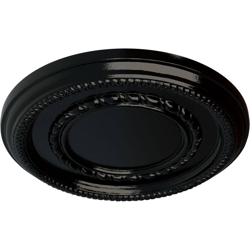 12 5/8"OD x 1 1/8"P Federal Roped Small Ceiling Medallion