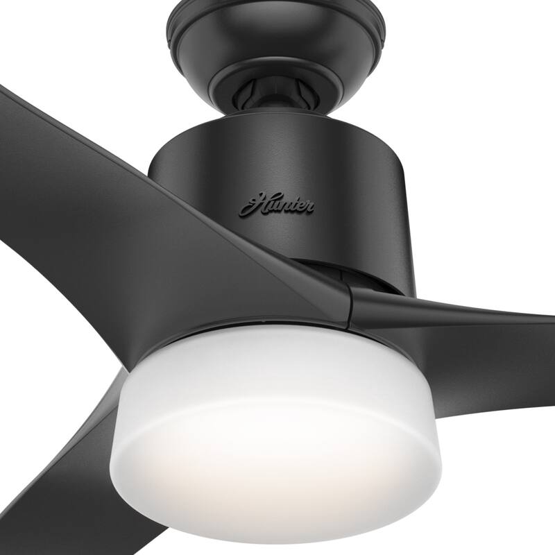 Hunter 54" WiFi Symphony Ceiling Fan with LED Light Kit and Handheld Remote, Smart Home Fan