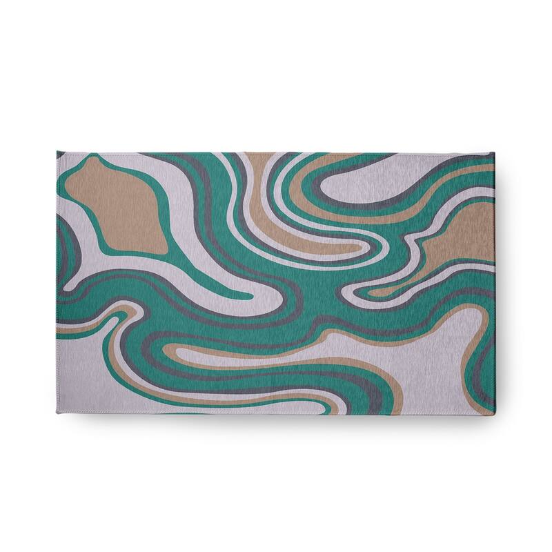 Agate Rug - Desert Turquoise - 18" x 30"