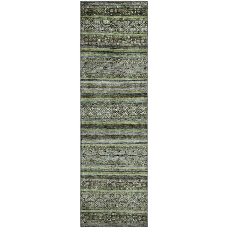 Premium Washable Super Soft Boho Stripes Mayfield Rug