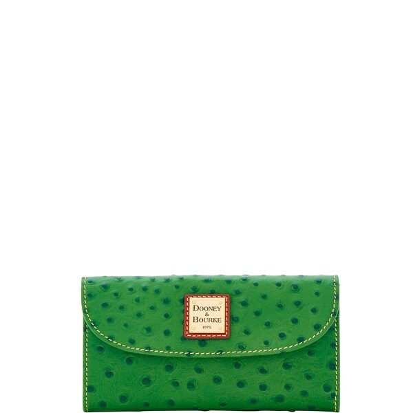 Dooney & Bourke Ostrich Embossed Leather Continental Clutch (Introduced by Dooney & Bourke at $128 in Apr 2018)
