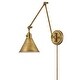 preview thumbnail 3 of 1, Hinkley Arti 1-Light Sconce in Heritage Brass