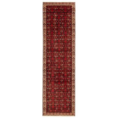 ECARPETGALLERY Hand-knotted Andelz Black Wool Rug - 3'3 x 13'2