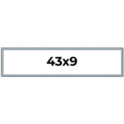 43x9 Frame Rustic Sky Blue Solid Wood Picture Frame | 0.75 Inch