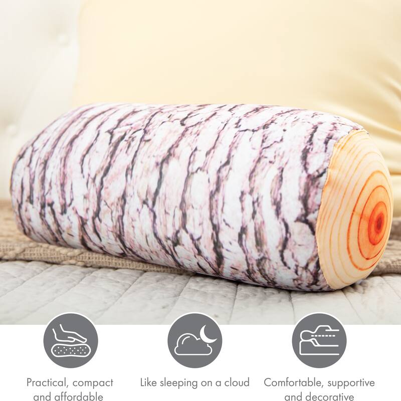 Log Cover Only - Body Pillowcase - Spandex/Nylon Blend for Silky Touch
