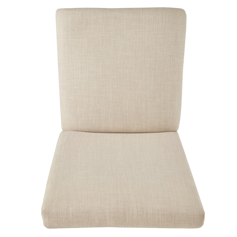 Voyager Nailhead Accent Parson Linen Dining Chair (Set of 2) by iNSPIRE Q Artisan