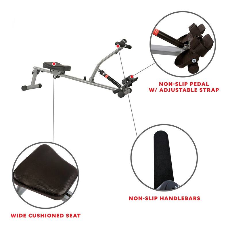 Sunny Health & Fitness Adjustable Resistance Rowing Machine