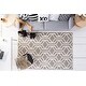 preview thumbnail 25 of 30, Pass Hand-Tufted Retro Geometric Wool Rug (7'6 x 9'6) 7'6" x 9'6" - Grey