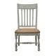 preview thumbnail 2 of 3, Somette Weston Aged Bluish Grey with cream rub through Dining Chairs - Set of 2