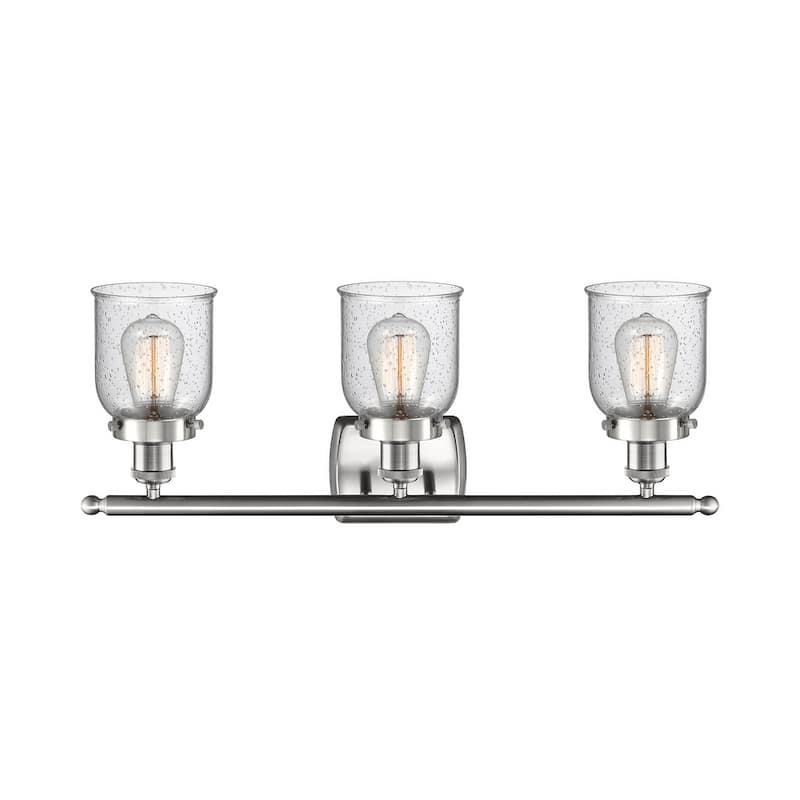 Innovations Lighting Small Bell 3 Light 26" Wide Vanity Light