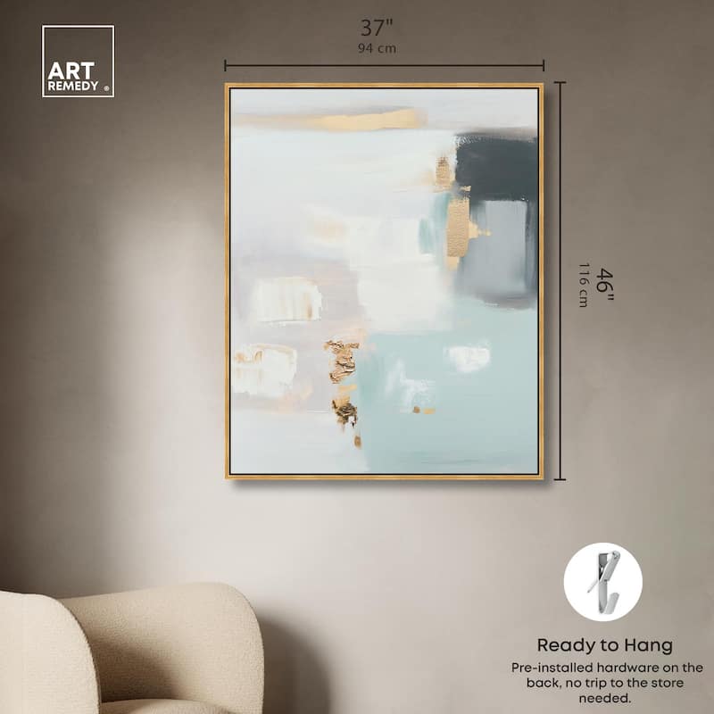 Misty Luxe I Canvas by Art Remedy