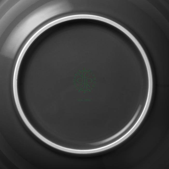 Rhombe Earth Soup Plate, Slate, Ø: 9.6" - 9.6