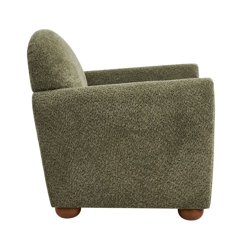 Christopher Knight Home - Rapallo Modern Upholstered Accent Chair with Plush Fabric Seat