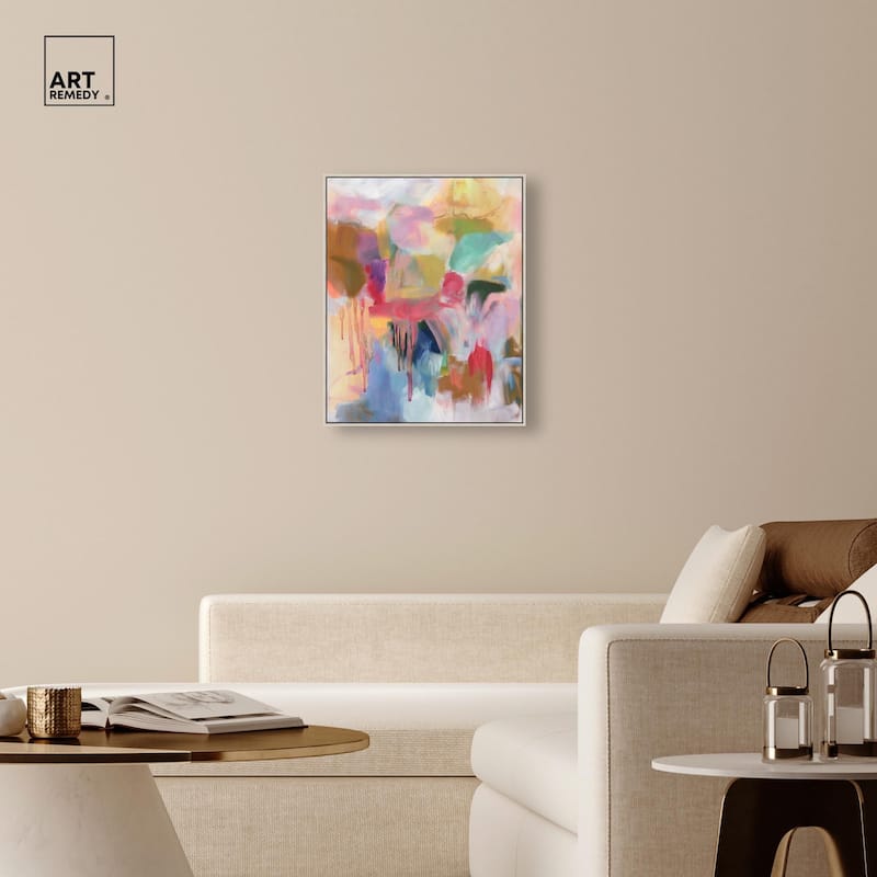 Art with Bold Colors Canvas by Art Remedy