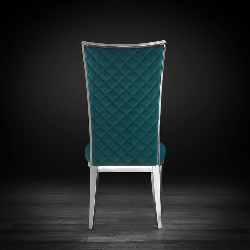 Massimo Silver Stainless Steel Dining Chair