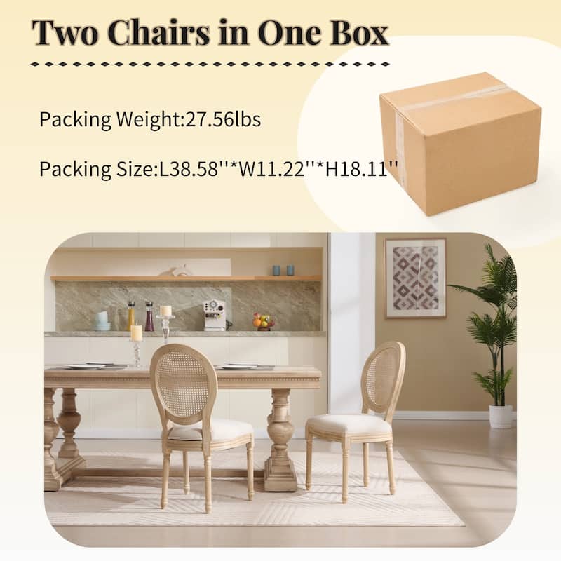 Upholstery Dining Chairs Set of 2