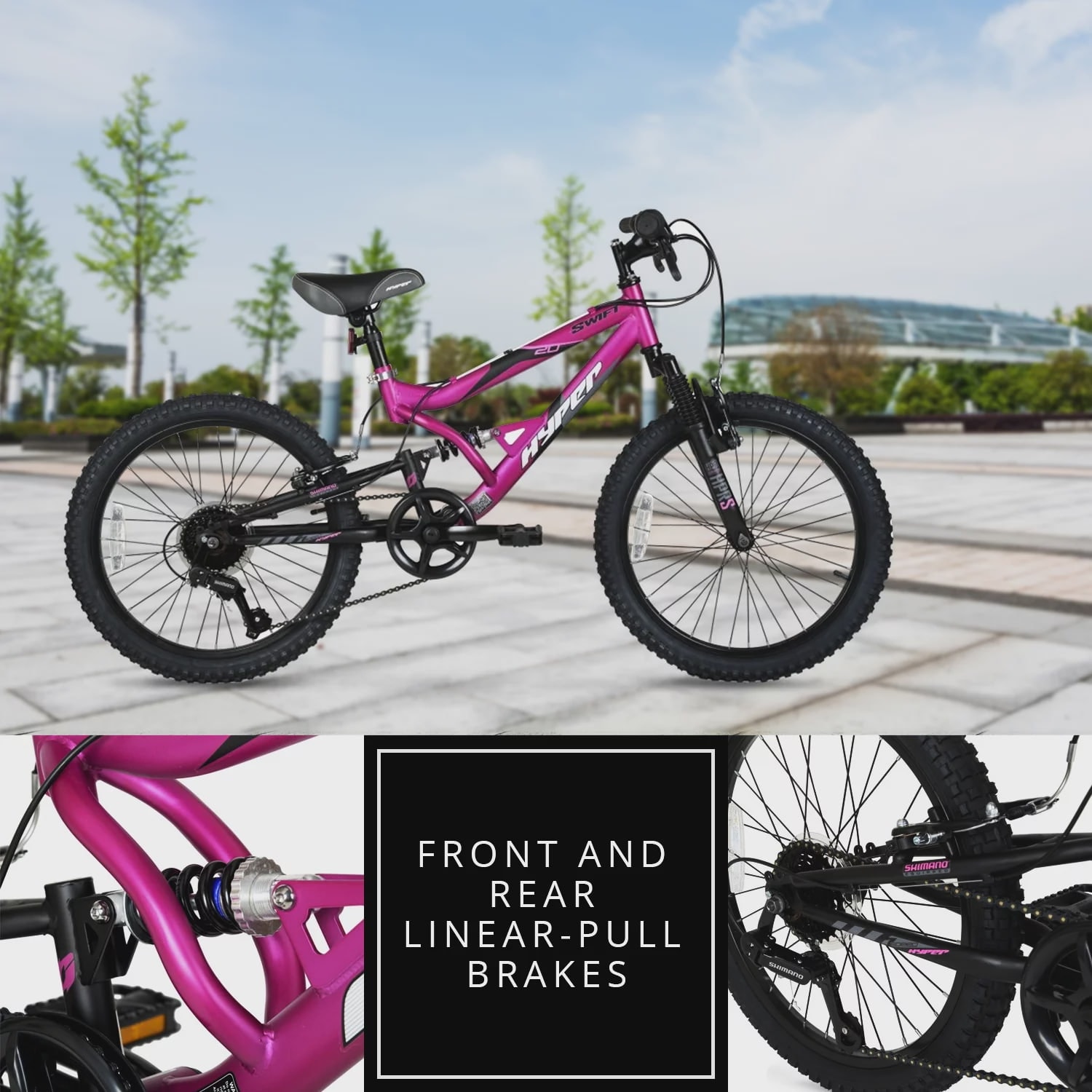 Hyper 20 inch swift magenta girls bike outlet